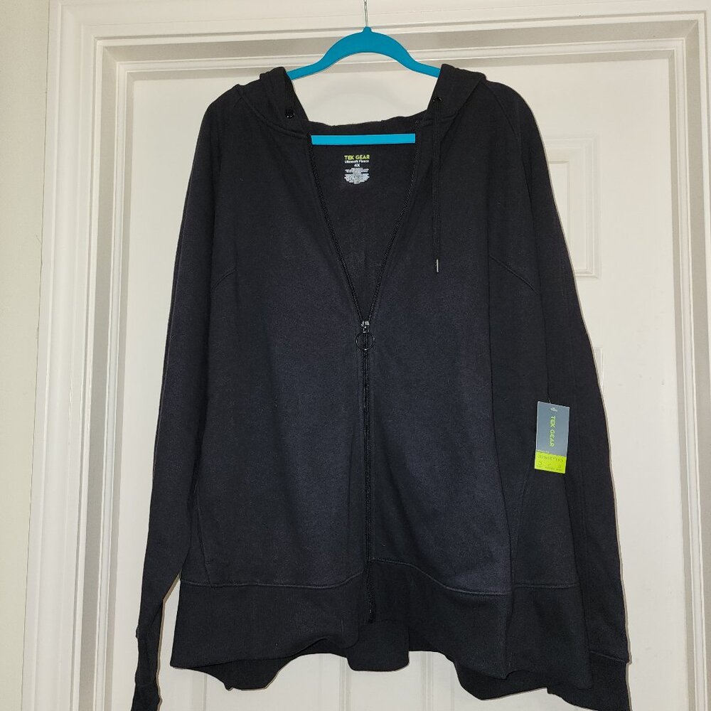 Tek Gear Jacket with Hood in Black - New Never Used